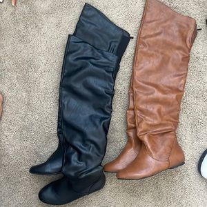 Size 8.5 high boots